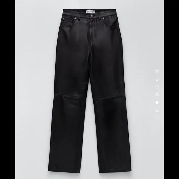 Women Zara Leather Pants Limited Edition Size 2